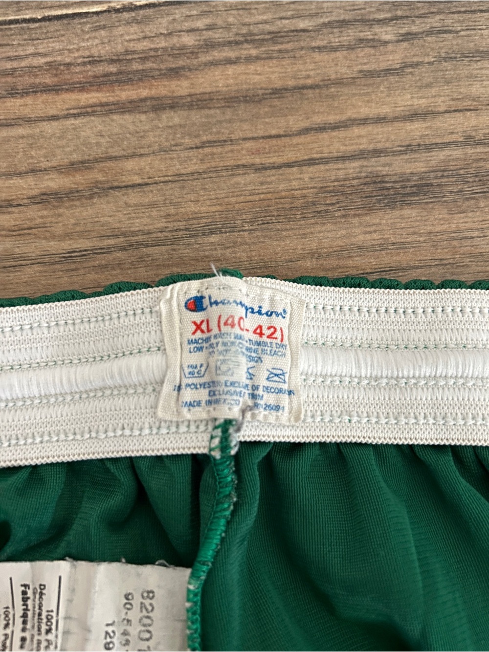 Vintage Boston Celtics 90s Champion Basketball Shorts XL - Picture 4 of 6